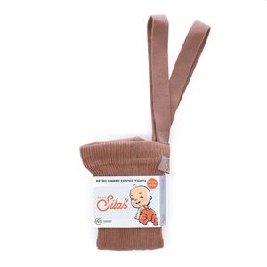 Silly Silas Footed Tights with Braces - Light Brown